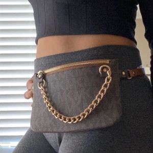Michael Kors fanny pack with chain